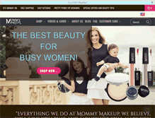Tablet Screenshot of mommymakeup.com